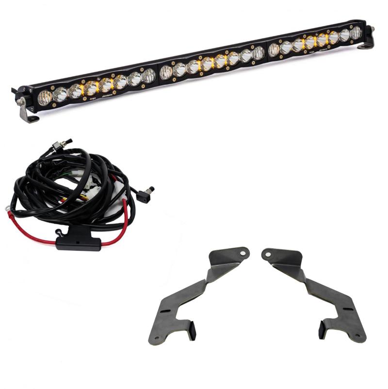 Toyota Tundra Light Bar Kit - Grille - Baja Designs - S8 Driving Combo - `14-`27